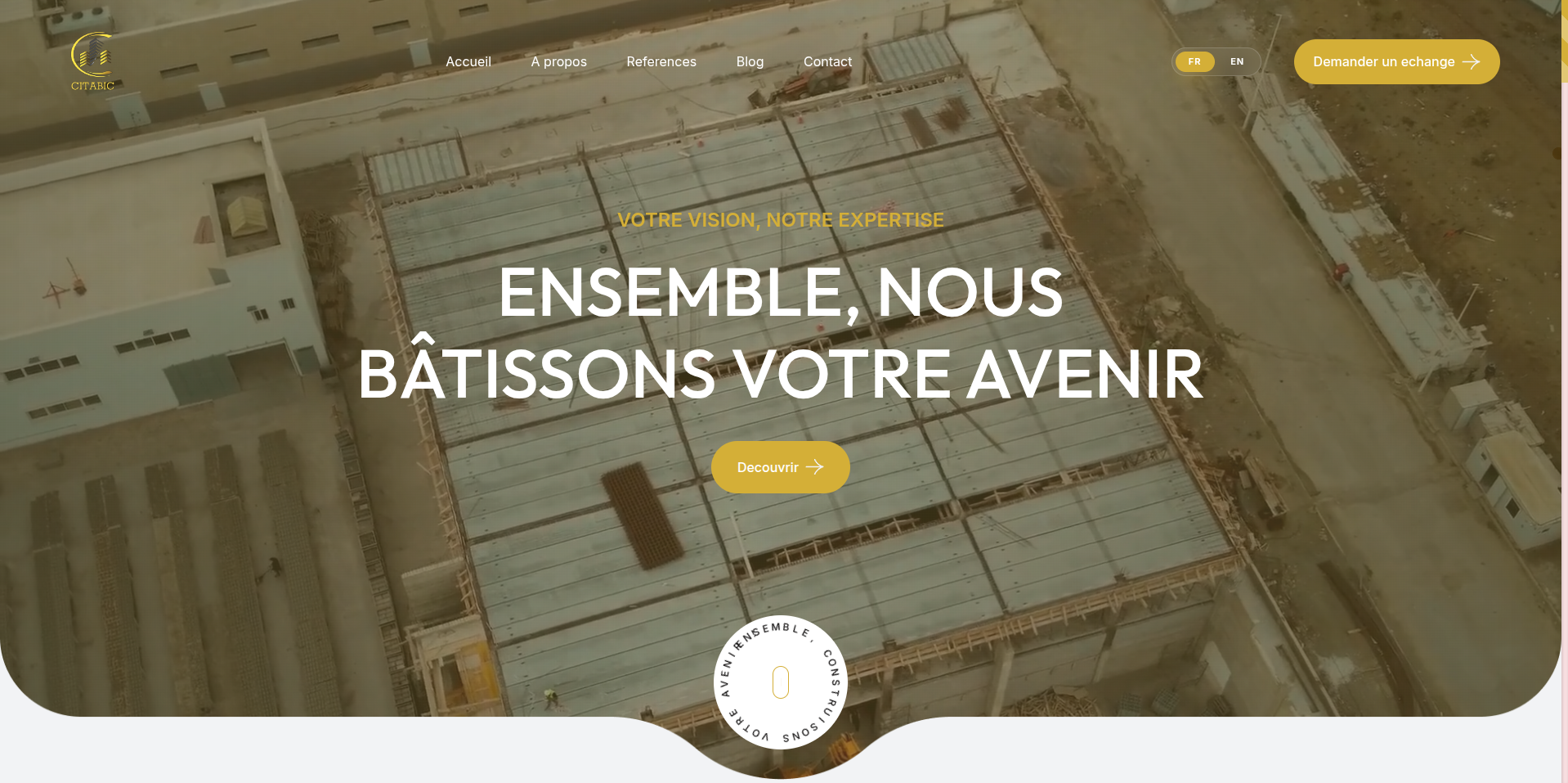 Public site – homepage (FR)