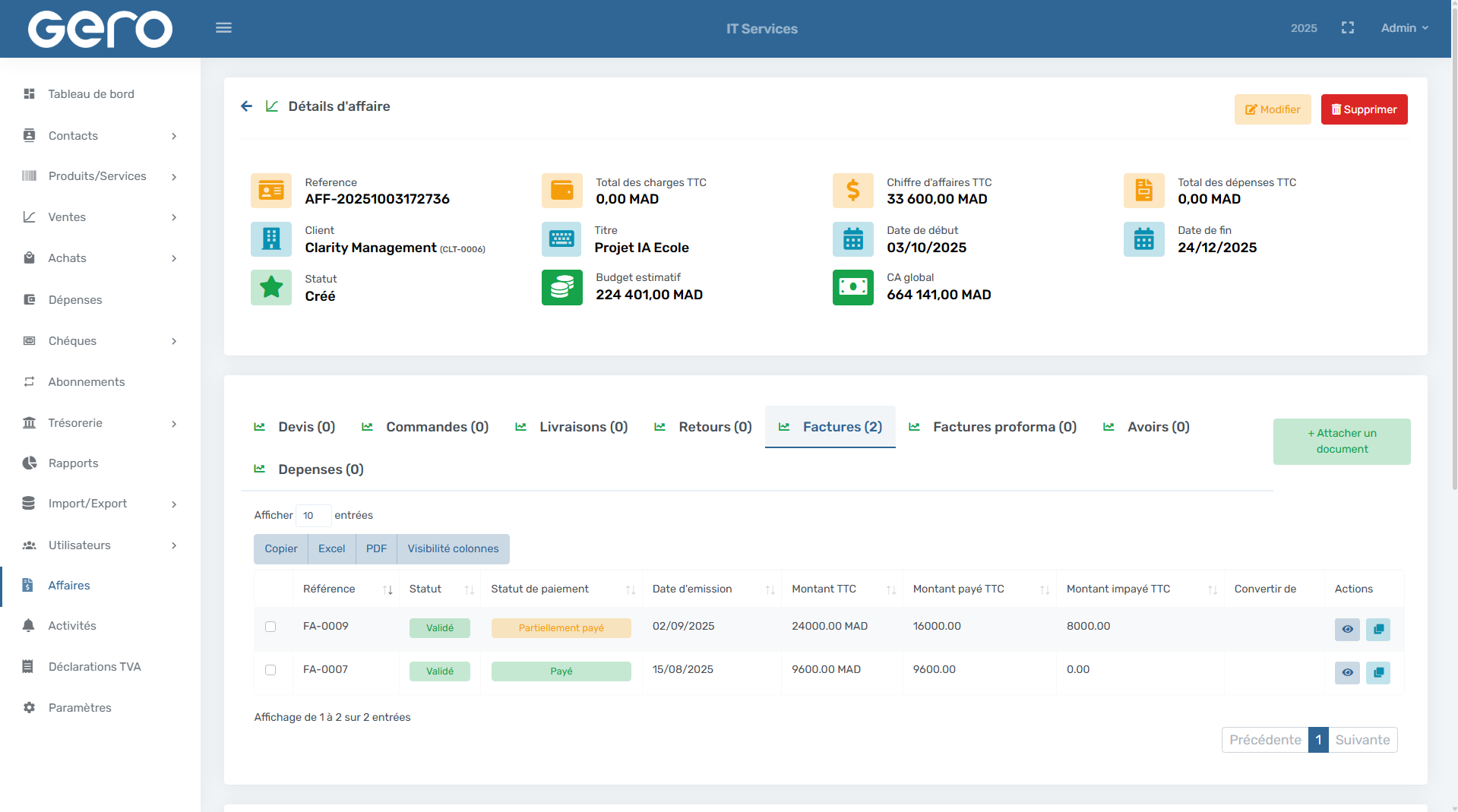 Services Version screenshot 2